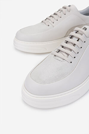 Valmenti Erkek Hakiki Deri Casual Ayakkabı 698 1202-4 ERK AYK Y25 OFF WHITE NBK/OFF WHITE