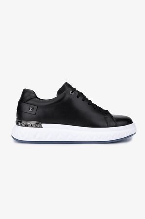Valmenti Erkek Hakiki Deri Siyah Sneakers & Spor Ayakkabı 698 1225-7 ERK AYK SK25-26 SIYAH DR
