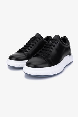 Valmenti Erkek Hakiki Deri Siyah Sneakers & Spor Ayakkabı 698 1225-7 ERK AYK SK25-26 SIYAH DR