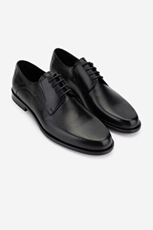 Valmenti Erkek Hakiki Deri Siyah Deri Klasik Ayakkabı 183 VAL-40006 ERK AYK Y25 SIYAH DR