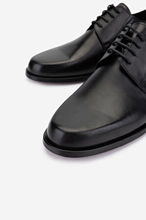 Valmenti Erkek Hakiki Deri Siyah Deri Klasik Ayakkabı 183 VAL-40006 ERK AYK Y25 SIYAH DR