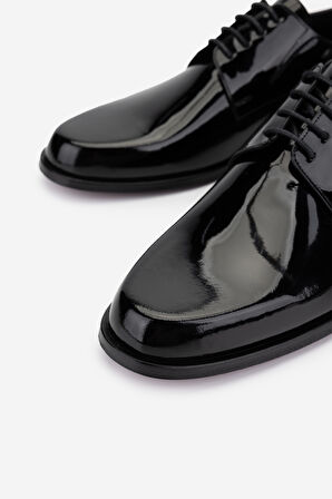 Valmenti Erkek Hakiki Deri Siyah Rugan Klasik Ayakkabı 183 VAL-40006 ERK AYK Y25 SIYAH RGN