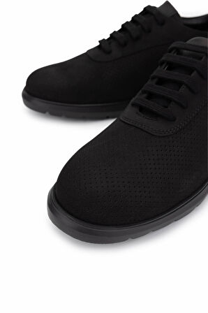 Tamer Tanca Erkek Hakiki Deri Siyah Sneakers & Spor Ayakkabı 1093 1193 ERK AYK Y25 SYH NBK ZMB