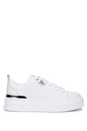 Tamer Tanca Erkek Hakiki Deri Beyaz Sneakers & Spor Ayakkabı 352 23141 ERK AYK SK25-26 BEYAZ DR