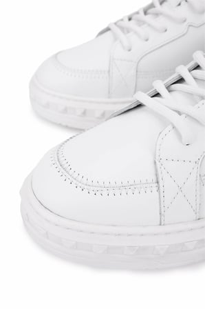 Tamer Tanca Erkek Hakiki Deri Beyaz Sneakers & Spor Ayakkabı 352 23159 ERK AYK SK25-26 BEYAZ DR