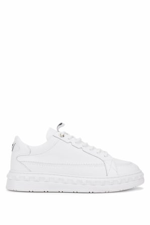 Tamer Tanca Erkek Hakiki Deri Beyaz Sneakers & Spor Ayakkabı 352 23159 ERK AYK SK25-26 BEYAZ DR