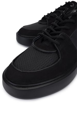 Tamer Tanca Erkek  Hakiki Deri Siyah Sneakers & Spor Ayakkabı 352 23403 ERK AYK SK25-26 SIYAH