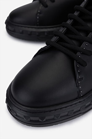 Valmenti Erkek Siyah Hakiki Deri Sneakers & Spor Ayakkabı 352 23058 ERK AYK SK25-26 SIYAH DR