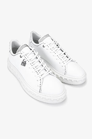 Valmenti Erkek Hakiki Deri Beyaz Sneakers & Spor Ayakkabı 352 23058 ERK AYK SK25-26 BEYAZ DR