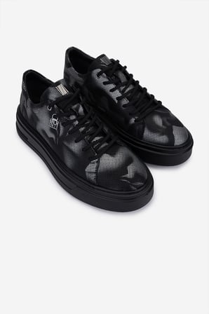Valmenti Erkek Siyah Hakiki Deri Sneakers & Spor Ayakkabı 352 23206 ERK AYK SK25-26 SIYAH DINA