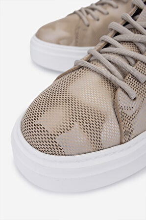Valmenti Erkek Bej Hakiki Deri Sneakers & Spor Ayakkabı 352 23206 ERK AYK SK25-26 BEJ DINA
