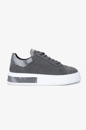 Valmenti Erkek Gri Hakiki Deri Sneakers & Spor Ayakkabı 352 23360 ERK AYK SK25-26 GRI NBK/DINA