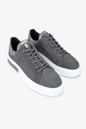 Valmenti Erkek Gri Hakiki Deri Sneakers & Spor Ayakkabı 352 23360 ERK AYK SK25-26 GRI NBK/DINA