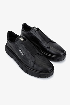 Valmenti Erkek Hakiki Deri Siyah Sneakers & Spor Ayakkabı 352 23386 ERK AYK SK25-26 SIYAH BSK