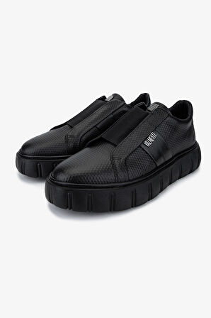Valmenti Erkek Hakiki Deri Siyah Sneakers & Spor Ayakkabı 352 23386 ERK AYK SK25-26 SIYAH BSK