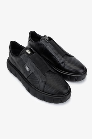 Valmenti Erkek Hakiki Deri Siyah Sneakers & Spor Ayakkabı 352 23386 ERK AYK SK25-26 SIYAH BSK