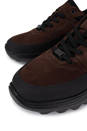 Tamer Tanca Erkek Hakiki Deri Kahverengi Sneakers & Spor Ayakkabı 298 3256-25283 ERK AYK SK25-26 KAHVE DANTE