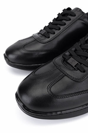 Tamer Tanca Erkek Hakiki Deri Siyah Casual Ayakkabı 298 3079-23059 ERK AYK SK25-26 SIYAH ATLAS