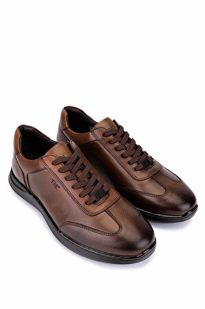 Tamer Tanca Erkek Hakiki Deri Taba Casual Ayakkabı 298 3079-23059 ERK AYK SK25-26 TABA SLVR ALKL