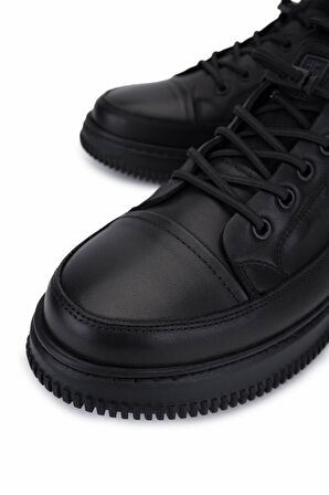 Tamer Tanca Erkek Hakiki Deri Siyah Casual Ayakkabı 298 0487-2297 ERK AYK SK25-26 SIYAH MRSL