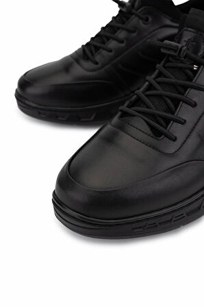 Tamer Tanca Erkek Hakiki Deri Siyah Casual Ayakkabı 298 3057-56602 ERK AYK SK25-26 SIYAH ATLAS