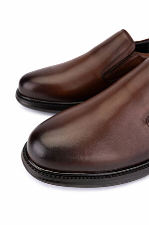 Tamer Tanca Erkek Hakiki Deri Kahverengi Casual Ayakkabı 298 2791-2087 ERK AYK SK25-26 FINDIK ATLAS