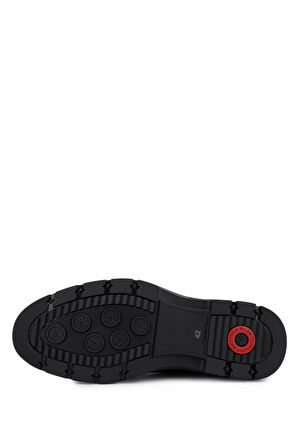 Tamer Tanca Erkek Hakiki Deri Siyah Casual Ayakkabı 298 3122-W3050 ERK AYK SK25-26 SIYAH ATLAS