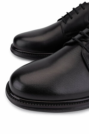 Tamer Tanca Erkek Hakiki Deri Siyah Klasik Ayakkabı 298 3081-2087 ERK AYK SK25-26 SIYAH ATLAS