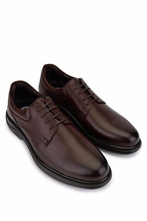 Tamer Tanca Erkek Hakiki Deri Kahverengi Klasik Ayakkabı 298 3081-2087 ERK AYK SK25-26 KAHVE ATLAS