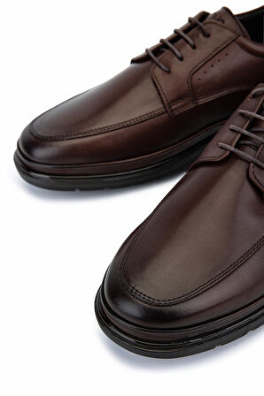 Tamer Tanca Erkek Hakiki Deri Kahverengi Klasik Ayakkabı 298 3271-56603 ERK AYK SK25-26 KESTANE ATLAS