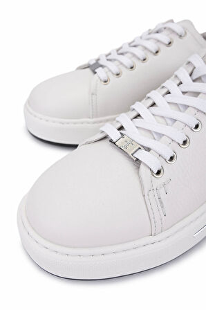 Tamer Tanca Erkek Hakiki Deri Kirli Beyaz Sneakers & Spor Ayakkabı 298 3259-8086 ERK AYK SK25-26 KIRLI BEYAZ MRSL