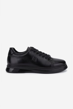 Valmenti Erkek Hakiki Deri Siyah Sneakers & Spor Ayakkabı 298 VAL-3259-8086 ERK AYK SK25-26 SIYAH