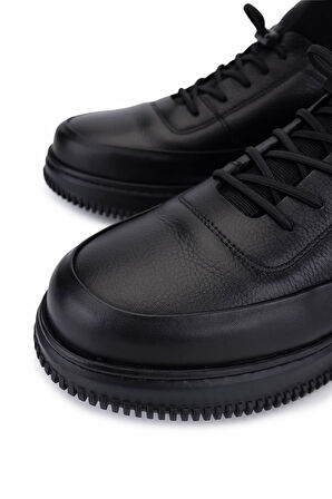 Tamer Tanca Erkek Hakiki Deri Siyah Casual Ayakkabı 298 9824-2297 ERK AYK SK25-26 SIYAH ATLAS