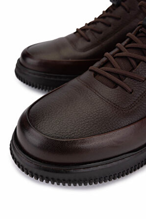 Tamer Tanca Erkek Hakiki Deri Kahverengi Casual Ayakkabı 298 9824-2297 ERK AYK SK25-26 KESTANE ATLAS