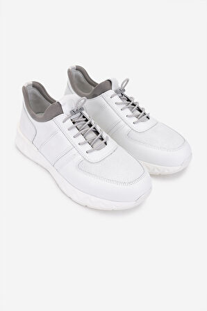 Valmenti Erkek Hakiki Deri Beyaz Sneakers & Spor Ayakkabı 298 2602-6200 ERK AYK SK25-26 BEYAZ