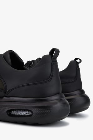 Valmenti Erkek Hakiki Deri Siyah Sneakers & Spor Ayakkabı 298 3174-5018 ERK AYK SK25-26 SYH MAT/HK DNT