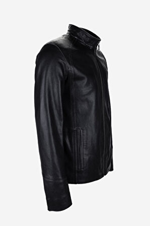 Valmenti Erkek Hakiki Deri Siyah Eskitme Deri Mont 1000 033 ERK DERIMONT Y25 SIYAH ESKITME