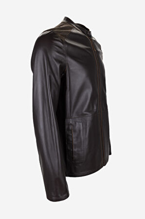 Valmenti Erkek Hakiki Deri Kahverengi Deri Mont 1000 032 ERK DERIMONT Y25 KAHVE DOKME