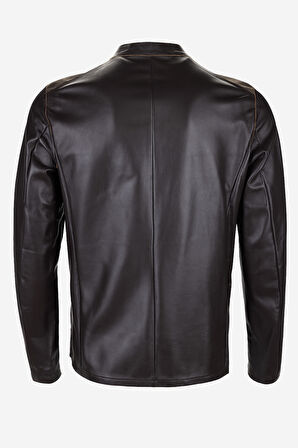 Valmenti Erkek Hakiki Deri Kahverengi Deri Mont 1000 032 ERK DERIMONT Y25 KAHVE DOKME