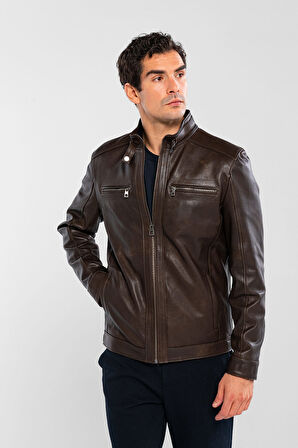 Tamer Tanca Erkek Hakiki Deri Viski Eskitme Deri Mont 1000  TT-01 ERK DERIMONT Y25 VISKI ESKITME