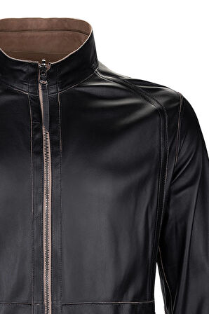 Tamer Tanca Erkek Hakiki Deri Vizon Süet Deri Mont 1000 029Y ERK DERIMONT Y25 VIZON SUET