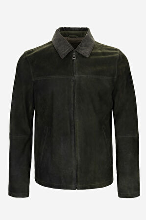 Valmenti Erkek Haki Hakiki Deri Deri Mont 571 ROSSI ERK DERIMONT Y25 HAKI Y NUBUK