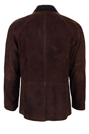 Tamer Tanca Erkek Hakiki Deri Kahverengi Deri Mont 571 BARCELONA ERK DERIMONT Y25 KAHVE Y NUBUK