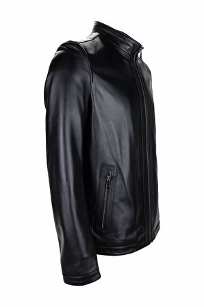 Tamer Tanca Erkek Hakiki Deri Siyah Deri Deri Mont 797 2013 ERK DERI CEKET Y25 SIYAH DR