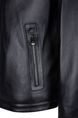 Tamer Tanca Erkek Hakiki Deri Siyah Deri Deri Mont 797 2013 ERK DERI CEKET Y25 SIYAH DR