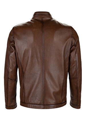Tamer Tanca Erkek Hakiki Deri Kestane Deri Mont 797 2013 ERK DERI CEKET Y25 ANTIK DERI