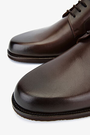 Valmenti Erkek Hakiki Deri Kahverengi Klasik Ayakkabı 708 VAL-4001 ERK AYK Y25 KAHVE DR