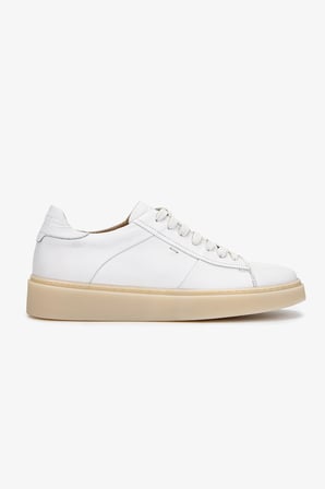 Valmenti Erkek Hakiki Deri Beyaz Sneakers & Spor Ayakkabı 233 5629 ERK AYK Y25 BEYAZ DR