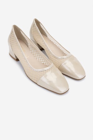Valmenti Kadın Deri & Tekstil Topuklu Ayakkabı 611 H27036-386 BN AYK Y25 SAND/BEIGE