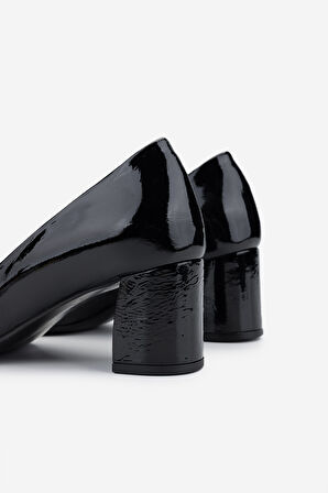 Valmenti Kadın Hakiki Deri Siyah Topuklu Ayakkabı 611 H62027 BN AYK Y25 BLACK